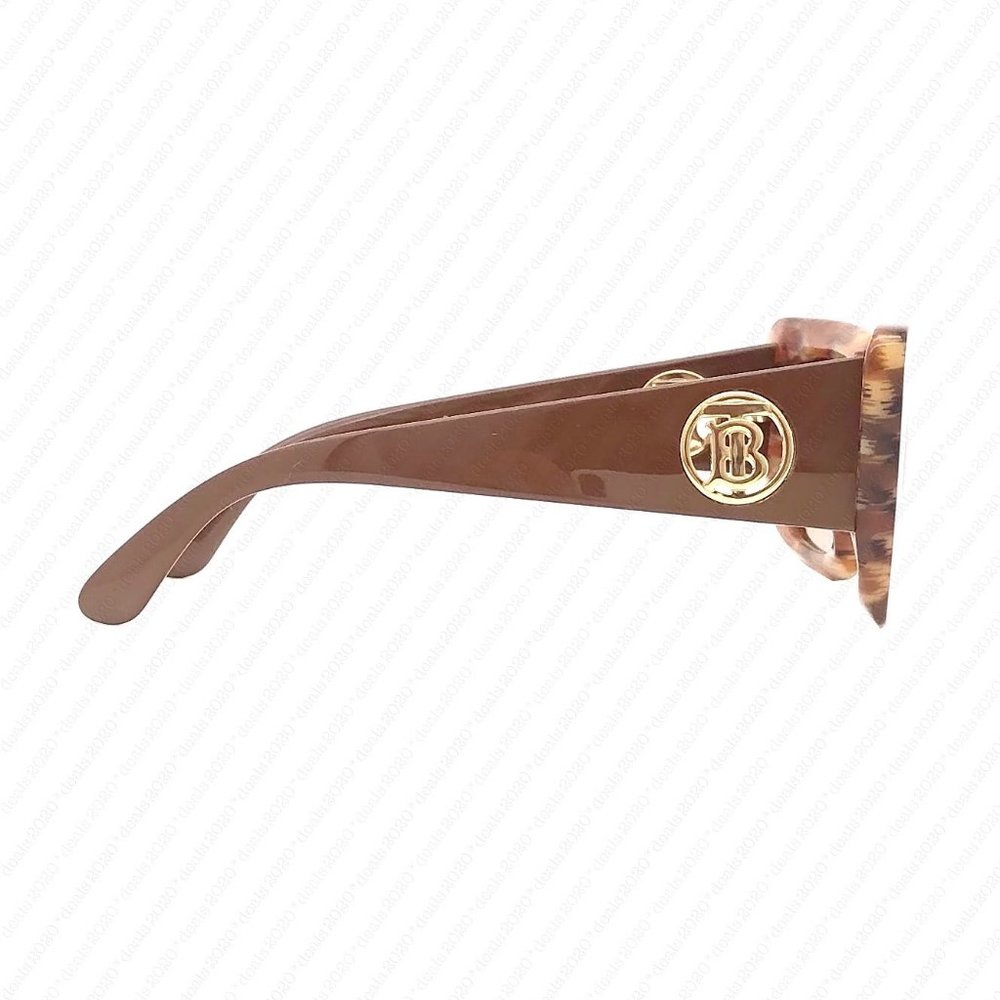 New Burberry Daisy BE4344 394013 51mm Spotted Brown Sunglasses - Picture 7 of 12